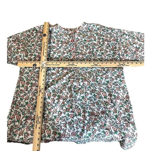 Victoria's Secret Women's Floral Nightgown Size Medium 100% Cotton Button Up - Picture 4 of 6